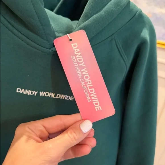 Dandy Worldwide Green Women's Hoodie - Picture 3 of 6